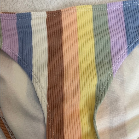 Xhilaration Multicolor Striped Kids Bikini - Picture 3 of 8